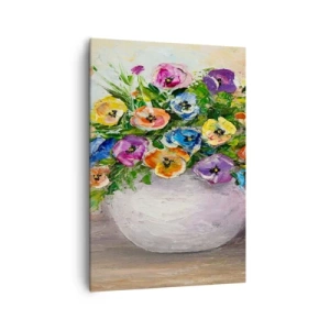 Canvas picture - Still Life with White Vase - 70x100 cm