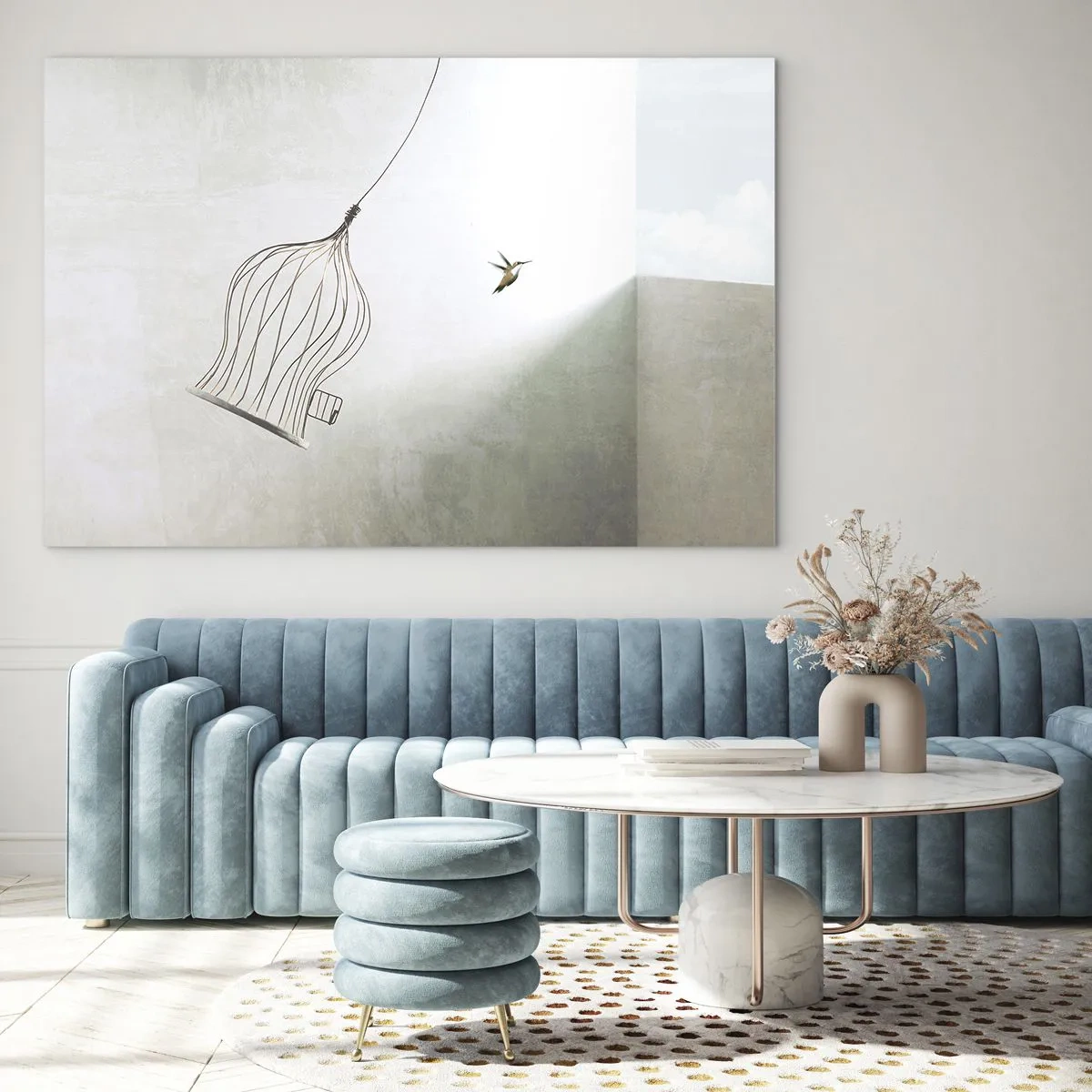 Glass picture - In His Element - 120x80 cm