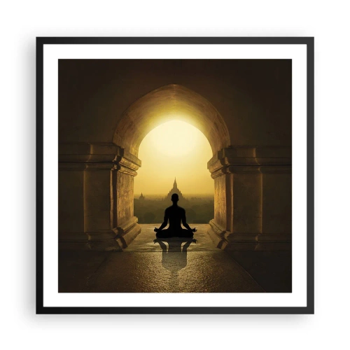 Poster in black frame - Full Harmony - 60x60 cm