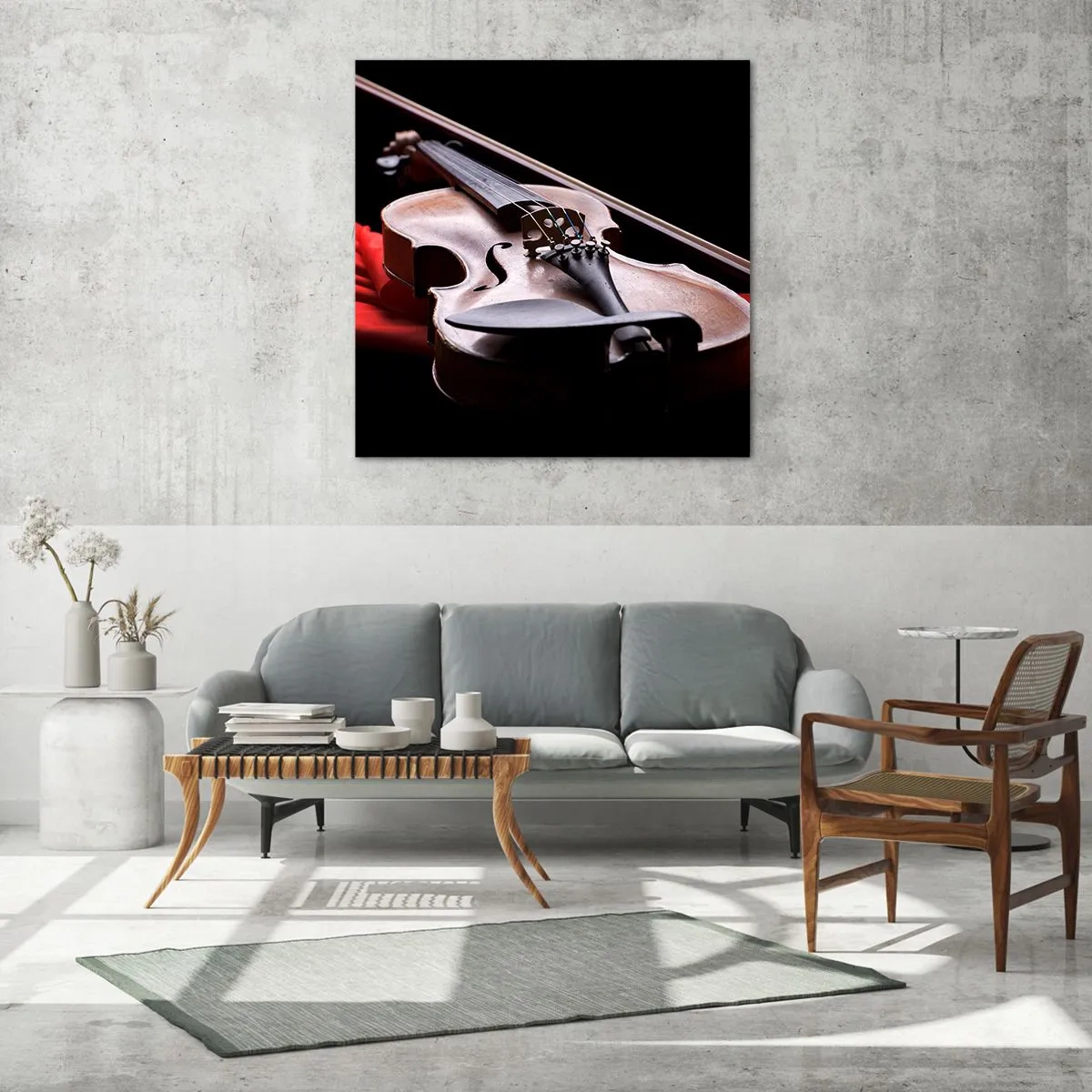 Glass picture - Music of Feelings - 70x70 cm