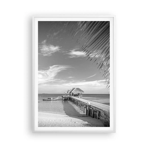 Poster in white frmae - Memory or a Dream? - 70x100 cm