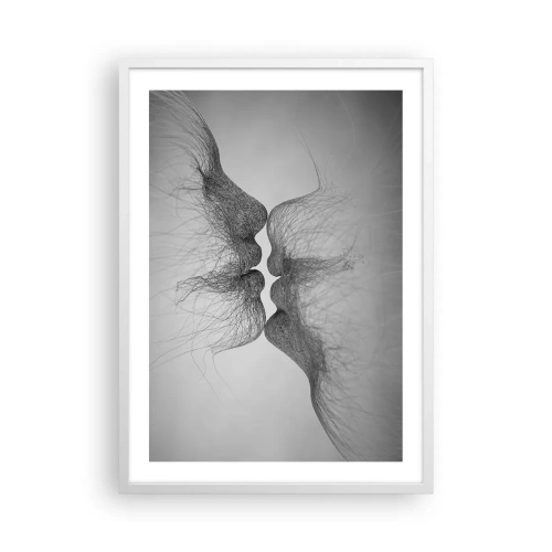Poster in white frmae - Kiss of the Wind - 50x70 cm