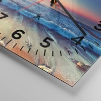 Clock face with numbers