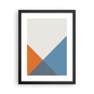 Poster in black frame - At an Angle… - 30x40 cm