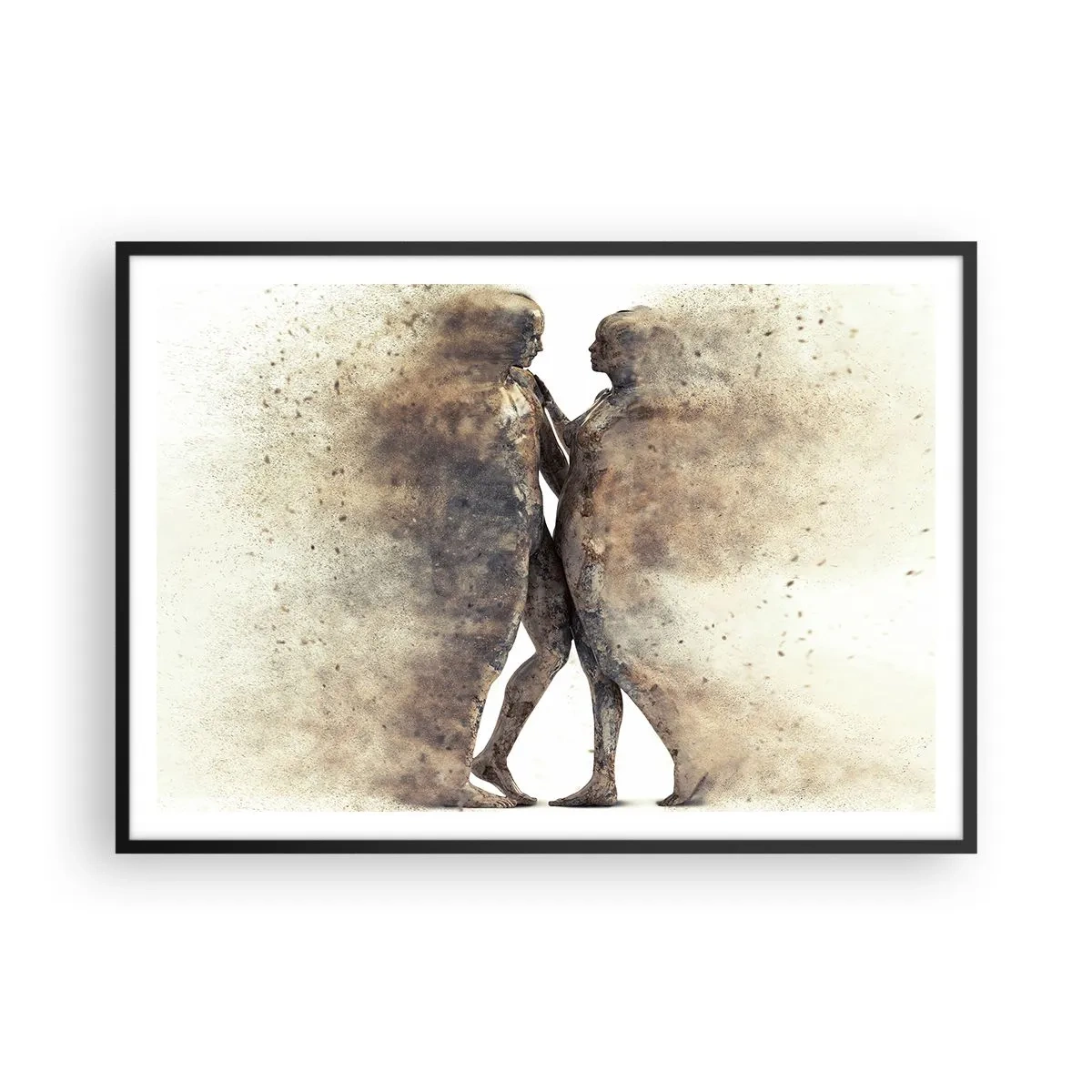 Poster in black frame - From Dust They Rose to Love - 100x70 cm