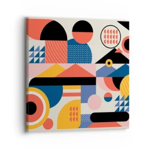 Canvas picture - Composition: Have Fun - 30x30 cm