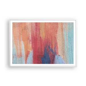 Poster in white frmae - Washed Down by Rainbow - 100x70 cm