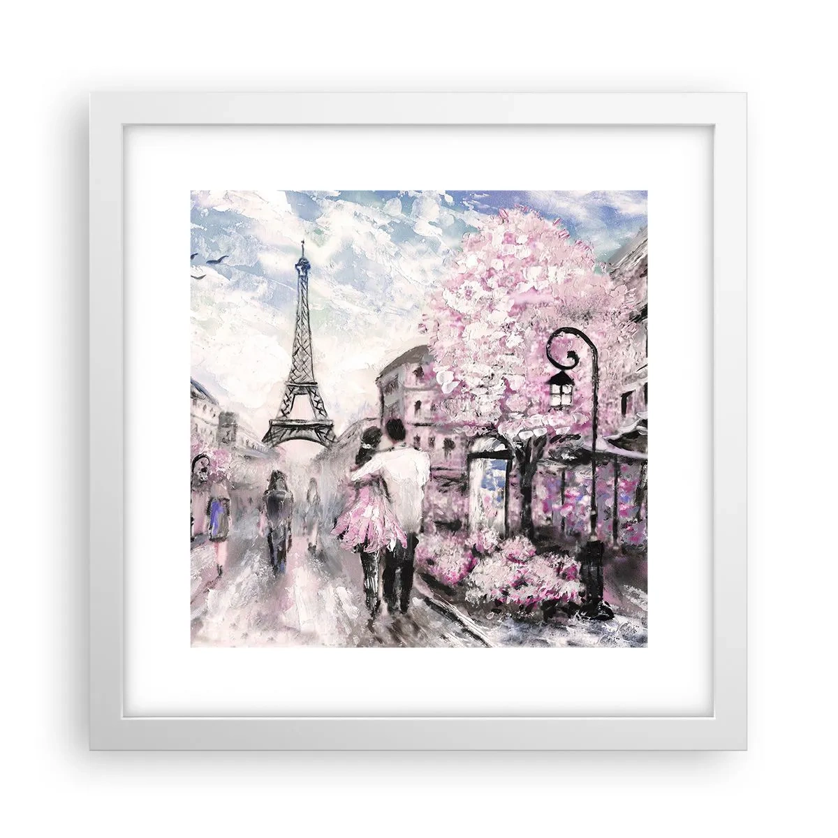 Poster in white frmae - If You Were To Fall In Love - 30x30 cm