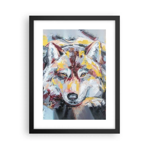 Poster in black frame - Wolf Eyes - 30x40 cm