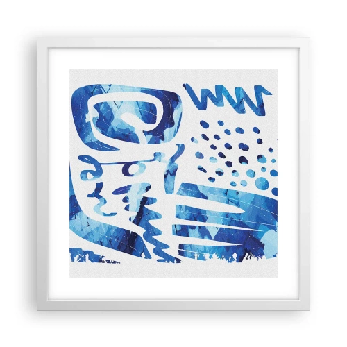 Poster in white frmae - Return to the Roots - 40x40 cm