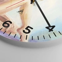 Clock face with numbers