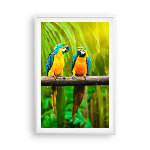 Poster in white frmae - Did You Hear that She…? - 61x91 cm