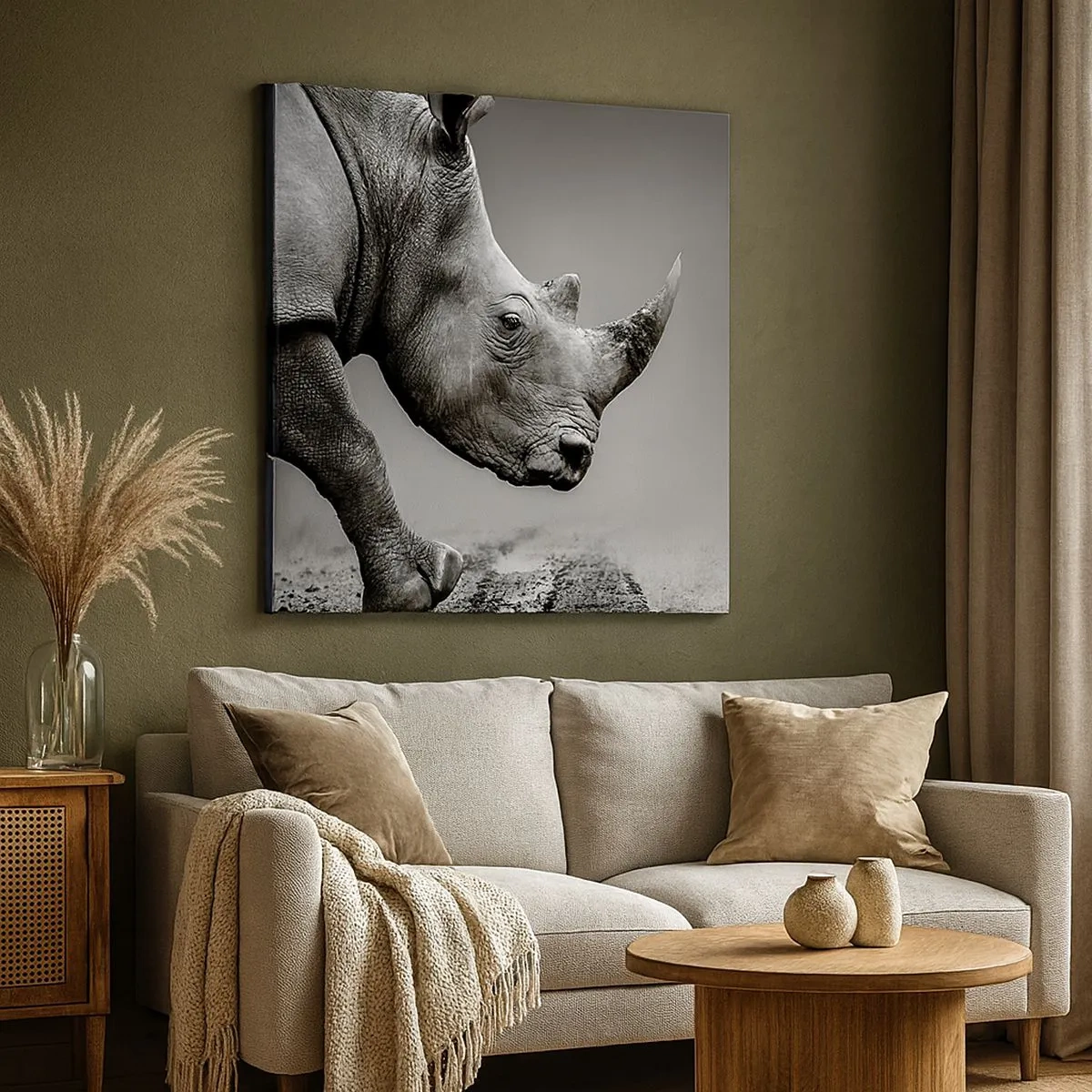 Canvas picture - Uncontrolled Power - 30x30 cm