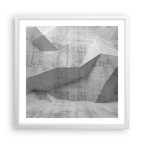 Poster in white frmae - Real Challenge - 50x50 cm