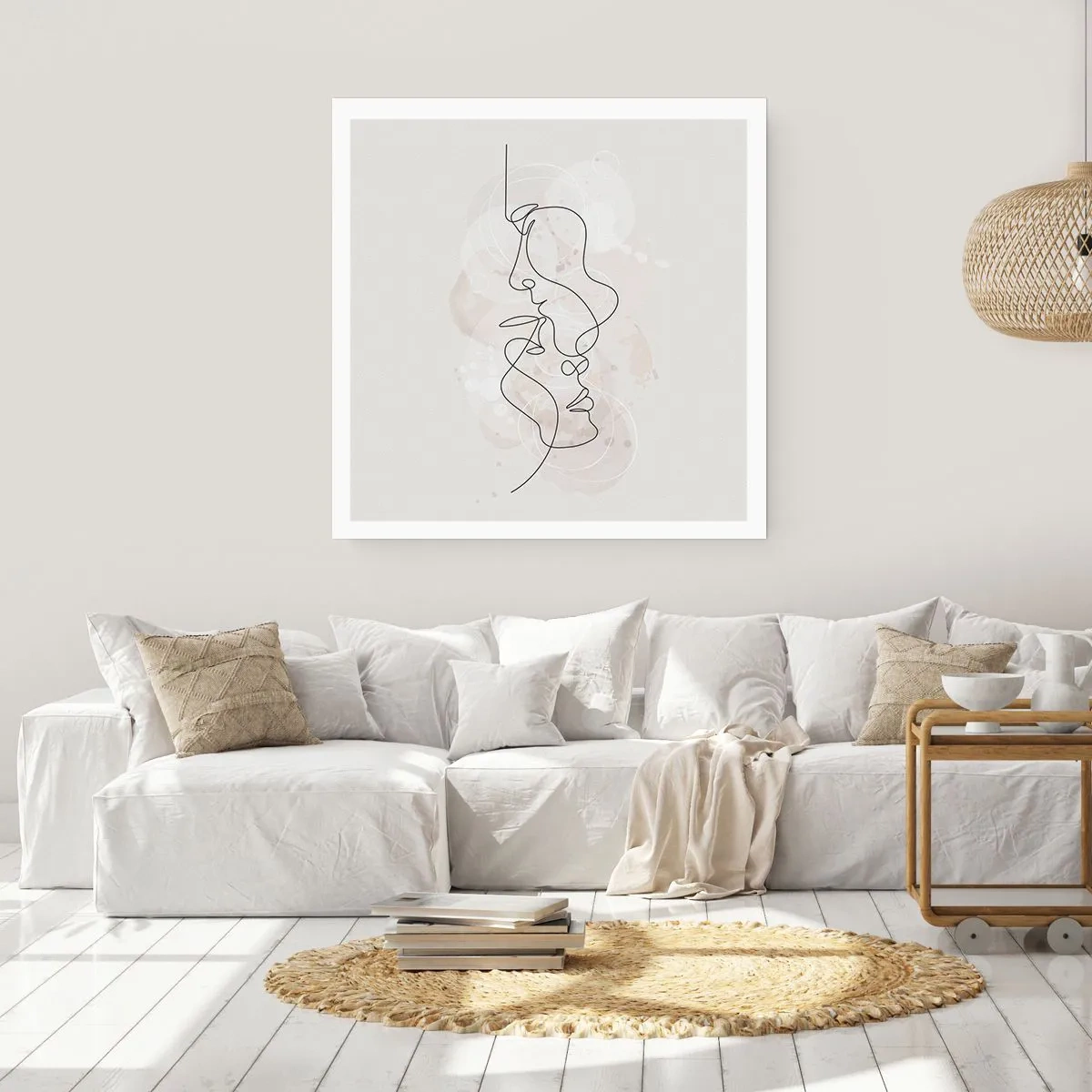 Poster - Tangled up in an Embrace - 50x50 cm
