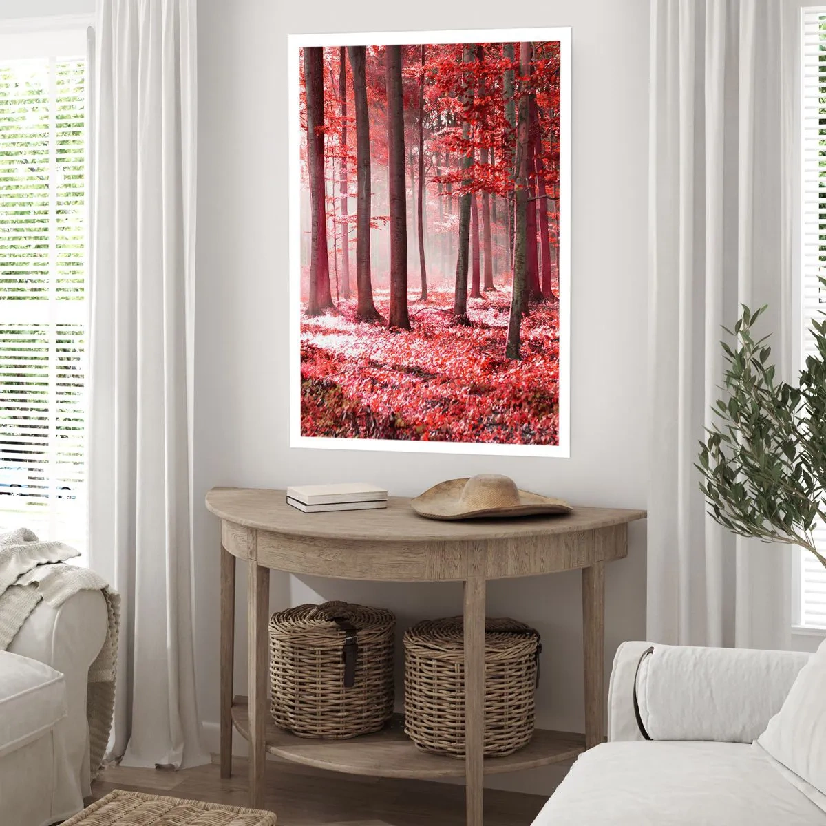 Poster - Red Equally Beautiful - 40x50 cm