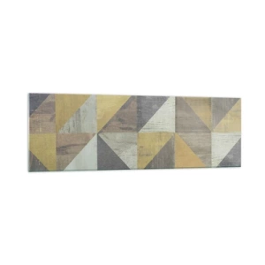 Glass picture - The Art. of Triangles - 160x50 cm