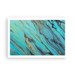 Poster - Turquoise Tide - 91x61 cm
