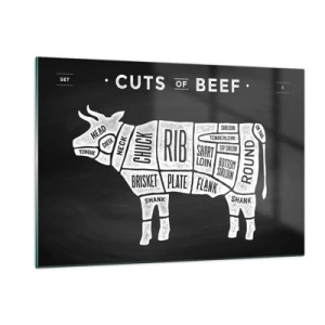 Glass picture - Time for a Feast - 120x80 cm