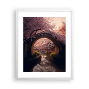Poster in white frmae - Japanese Spring - 40x50 cm