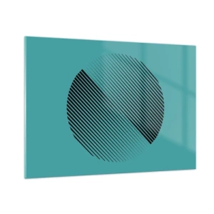 Glass picture - Circle - Geometrical Variation - 100x70 cm