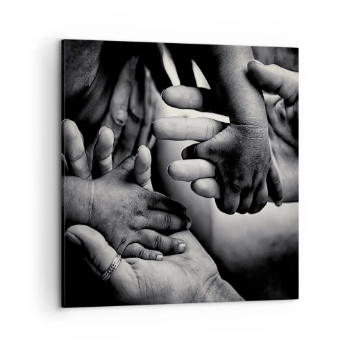 Canvas picture - To be a Man - 50x50 cm