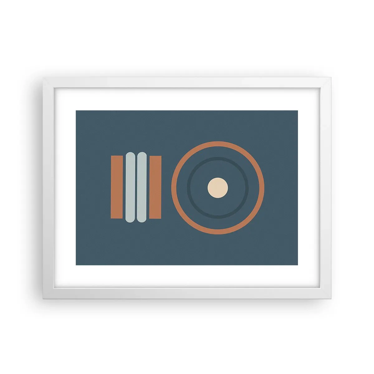 Poster in white frmae - The Matter of Things - 40x30 cm