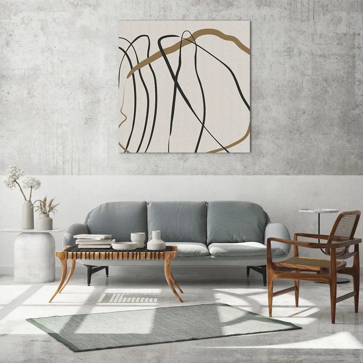 Glass picture - Composition - Dance of Possession - 60x60 cm