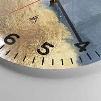 Clock face with numbers