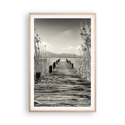 Poster in light oak frame - In the Grass - 61x91 cm