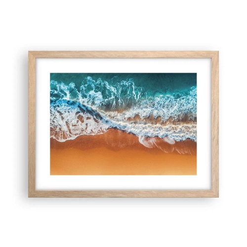 Poster in light oak frame - Always in a Couple - 40x30 cm