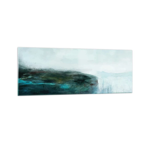 Glass picture - Marine Abstract - 140x50 cm