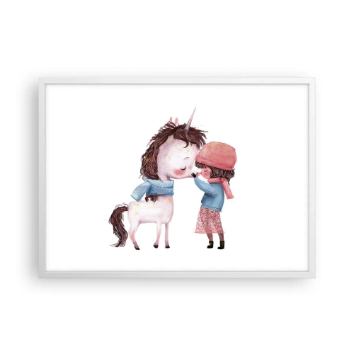 Poster in white frmae - Winter Tale - 70x50 cm