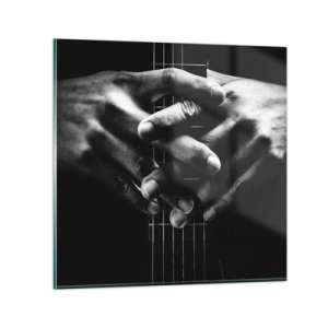 Glass picture - Artist's Prayer - 70x70 cm