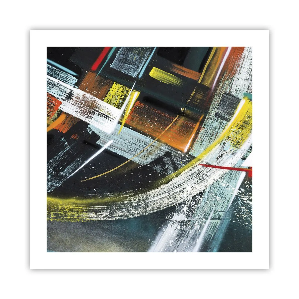 Poster - Energy of Movement - 50x50 cm