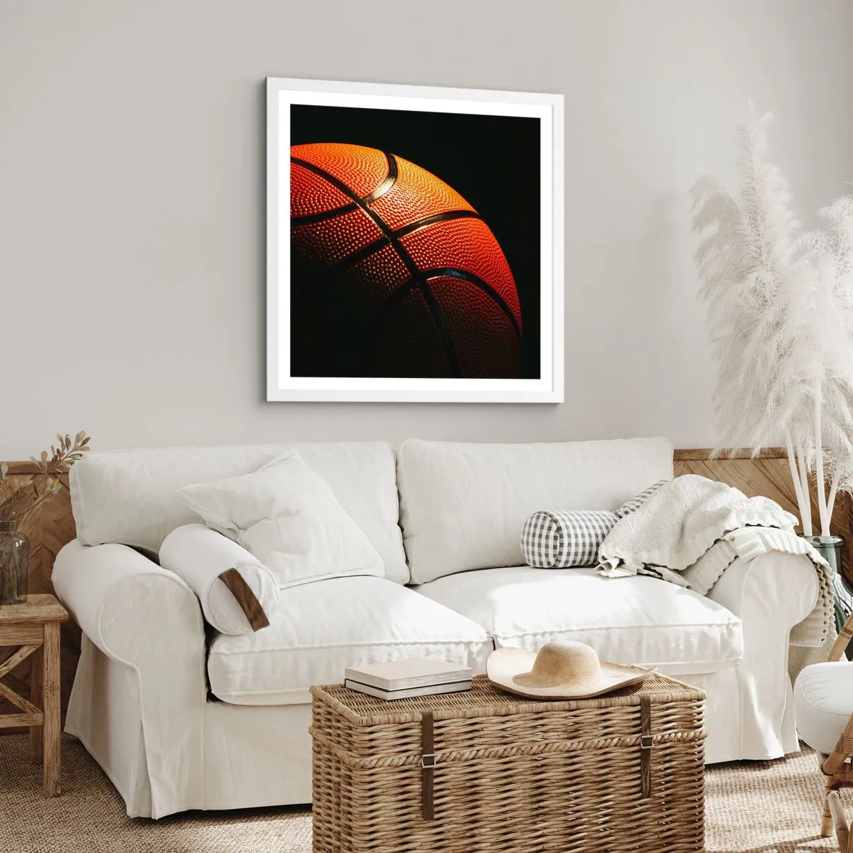 Poster in white frmae - Beautiful Like a Planet - 30x30 cm