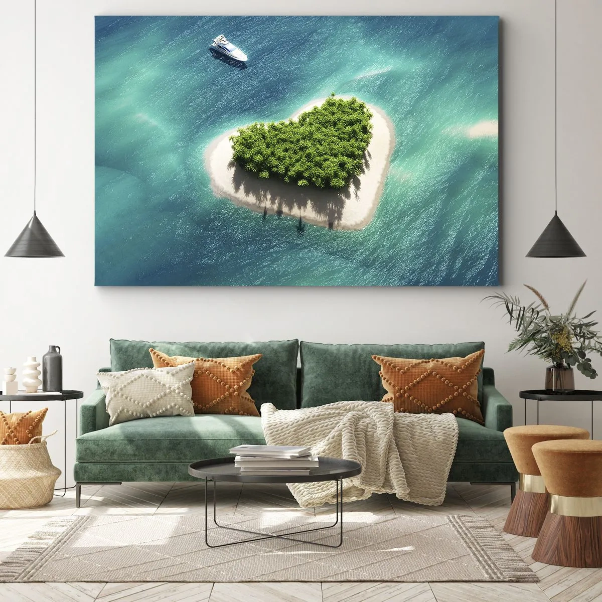 Canvas picture - I Love Summer - 120x80 cm