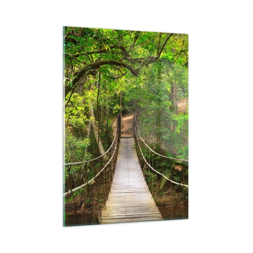 Glass picture - There Is Ivy Growing in the Garden - 50x70 cm