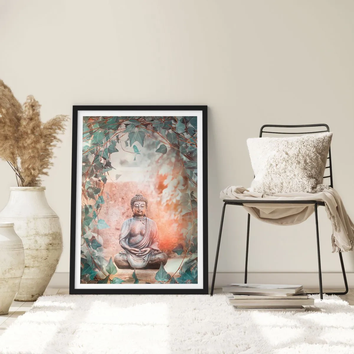 Poster in black frame - Joyful Harmony - 61x91 cm
