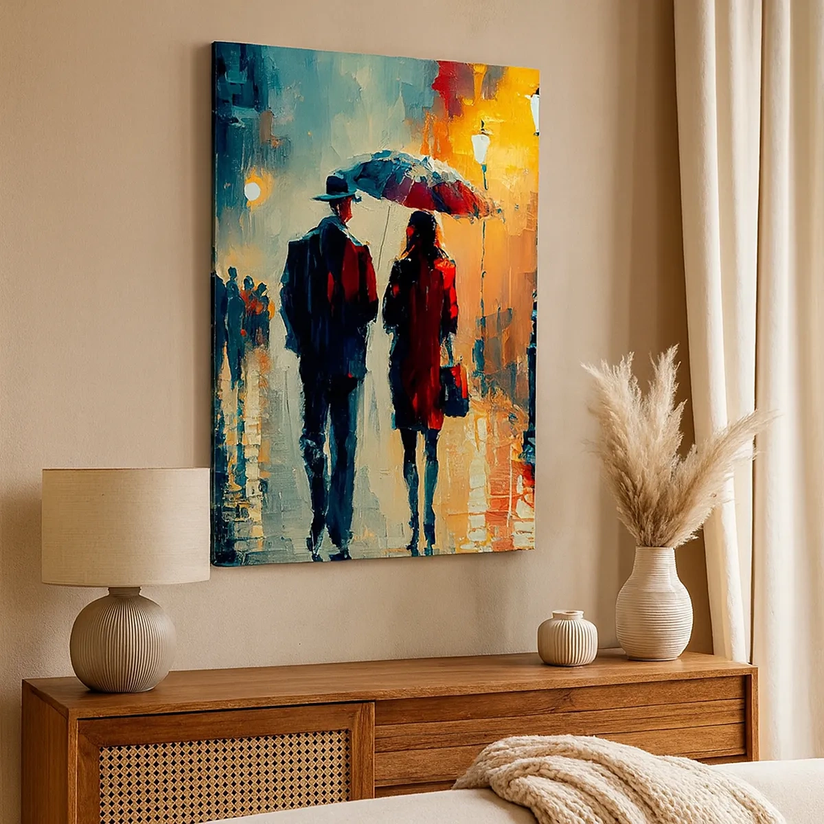 Canvas picture - Urban Love Story - 50x70 cm