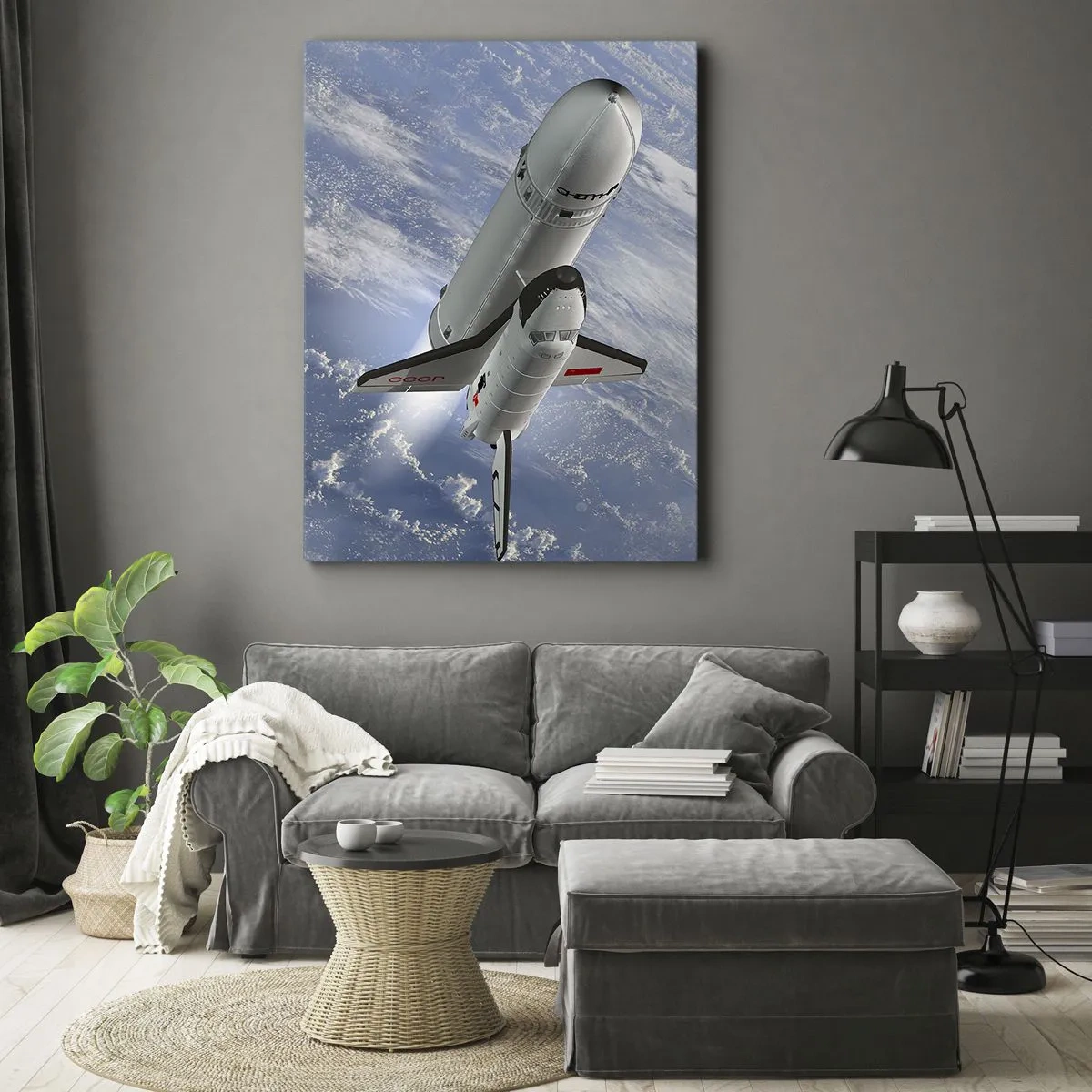 Canvas picture - Space Ascension - 50x70 cm