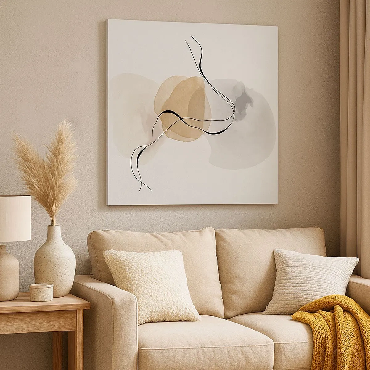 Canvas picture - Air Beads - 30x30 cm