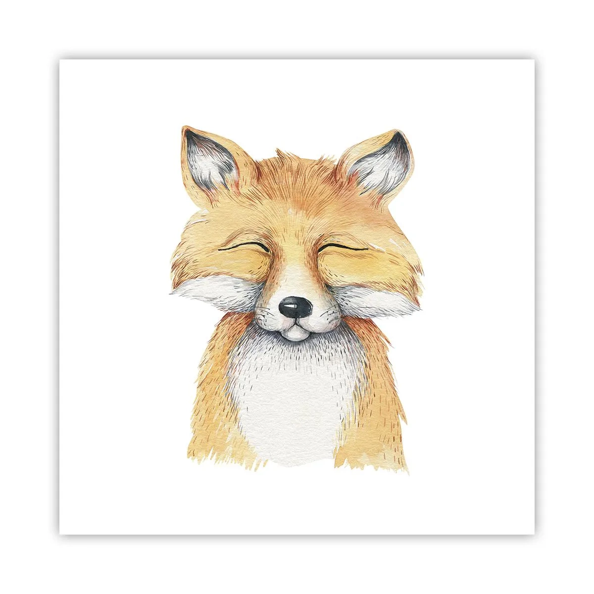 Poster - Fox Moods - 50x50 cm