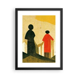 Poster in black frame - Still a Long Way - 30x40 cm