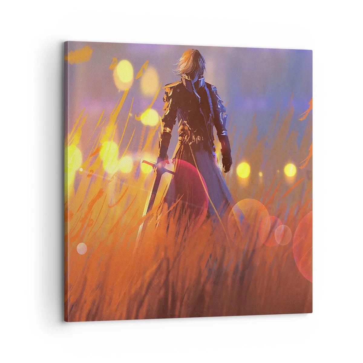Canvas picture - Knight-errant - 60x60 cm
