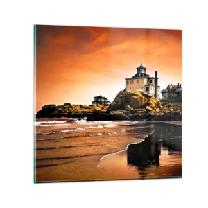 Glass picture - Elegance of a West Coast - 40x40 cm