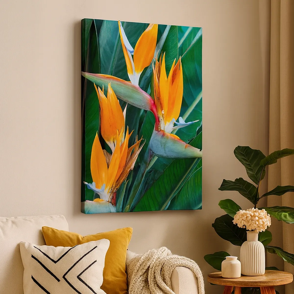 Canvas picture - Is It a Flower or a Bird? - 50x70 cm