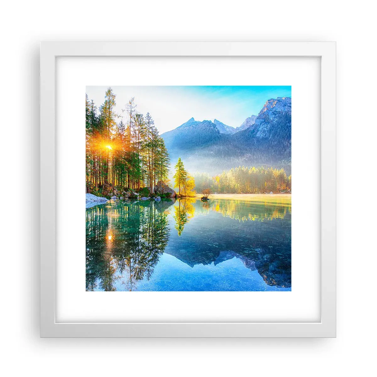 Poster in white frmae - Majesty and Sweetness - 30x30 cm