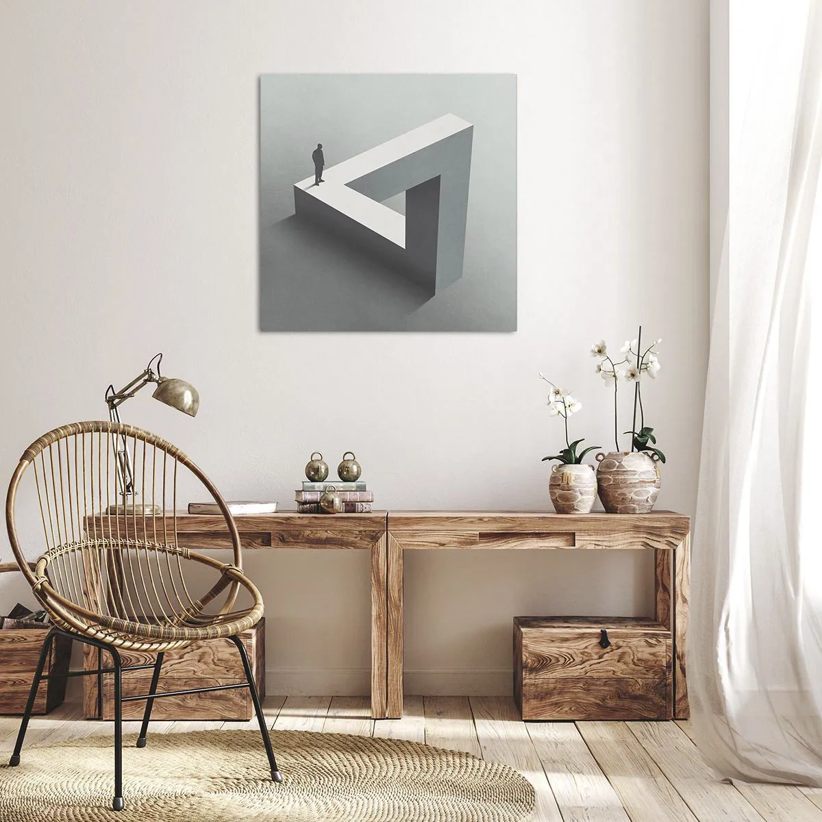 Canvas picture - And Yet It Is Possible - 50x50 cm