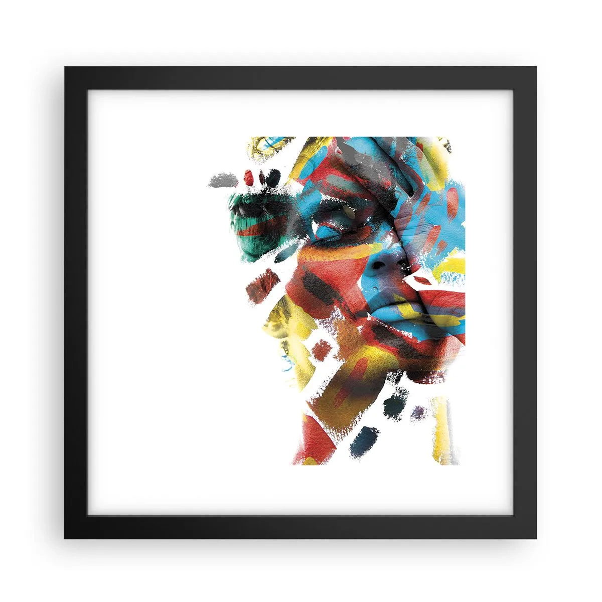 Poster in black frame - Colourful Personality - 30x30 cm